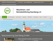 Tablet Screenshot of mr-starnberg.de